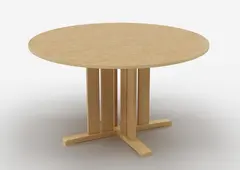 Kupol akustikbord beige Ø130 x H55 cm