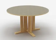 Kupol akustikbord ljusgrå Ø130 x H50 cm