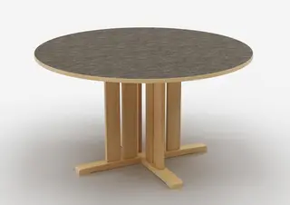 Kupol akustikbord mörkgrå Ø130 x H50 cm