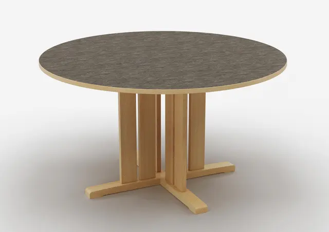 Kupol akustikbord mörkgrå Ø130 x H55 cm 