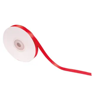 Satinband röd B10 mm