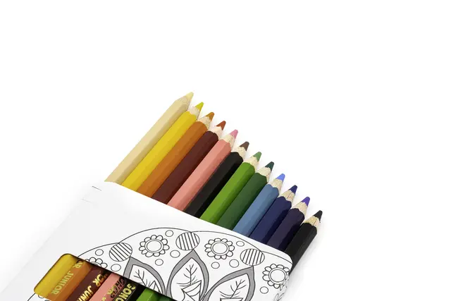 Trigonor Junior färgpennor mix Ø10 mm, 12 st 