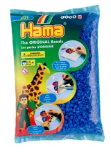 Hama r&#246;rp&#228;rlor bl&#229; 3000 st