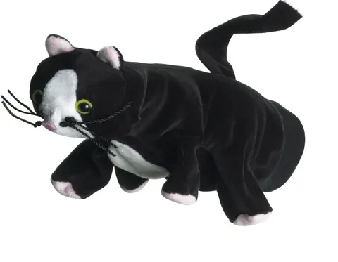 Handdocka katt