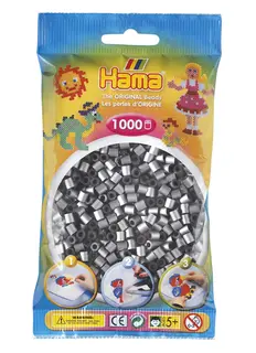 Hama r&#246;rp&#228;rlor silver 1000 st