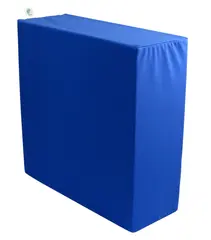 Kulör byggkloss fyrkant L40 x B40 x H15 cm
