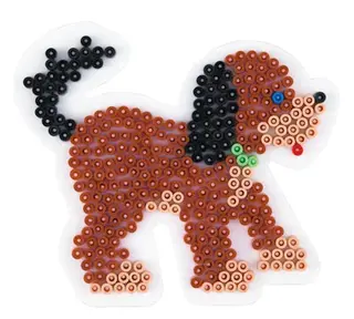 Midi pärlplatta hund