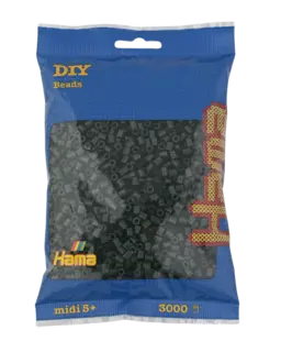 Hama rörpärlor mörk grön 3000 st
