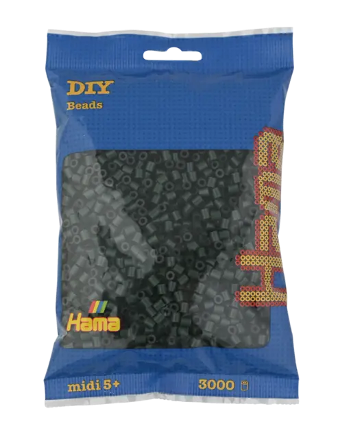 Hama rörpärlor mörk grön 3000 st 