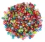 Plastperler mix med rhinstener Ø6-10 mm, 2000 g