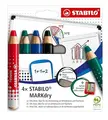 STABILO MARKdry 4-pack