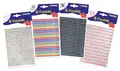 Kristallstenar färgmix Självhäftande, 4-pack