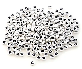 Bokstavsp&#228;rlor &#216;7,5 mm, 500 st