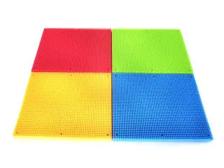 Nopper plattor L20 x B15,5 cm, 4 st