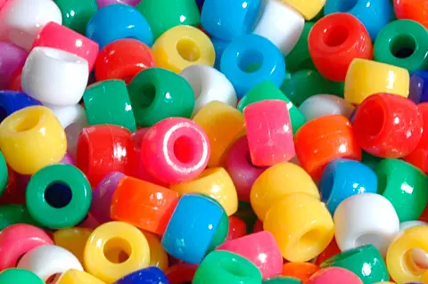 Kongopärlor mix Ø9 mm, 500 g