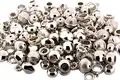 Silverpärlor och ringar Ø10-15 mm, 250 st