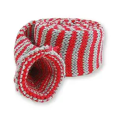 Tubstickat grå/röd Ø30 mm