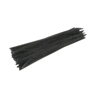 Piprensare svart Ø6 mm, 100 st