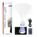 Fiberoptisk lampa Ø10 x H36 cm