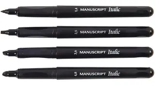 Kalligrafipennor 4-pack 1,4/2,5/3,6/4,8 mm