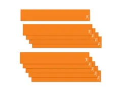 Golvmarkering stickers L30 x B5 cm, 10 st