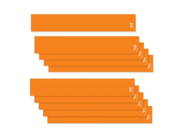 Golvmarkering stickers L30 x B5 cm, 10 st 