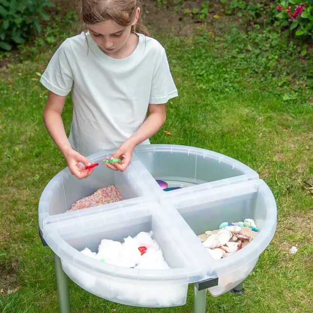 Utforskningsbord med fack H45 cm 