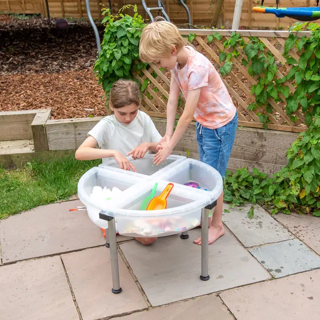 Utforskningsbord med fack H45 cm 