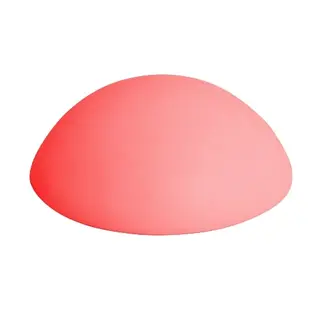 Mood lysande sten med platt undersida L34 x B34 x H12 cm