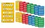 Pussel addition och subtraktion 0-20, 16 st x 25 bitar