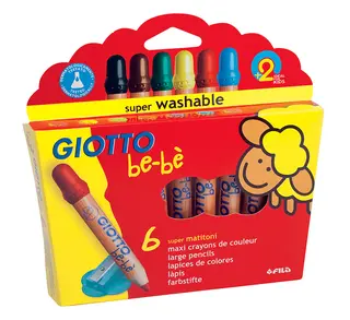Giotto vaxkritor 6 st