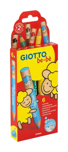 Giotto vaxkritor 6 st 