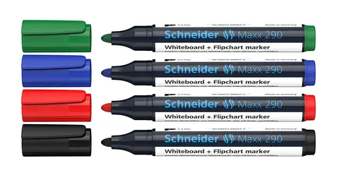 Whiteboardpennor 4-pack 2-3 mm