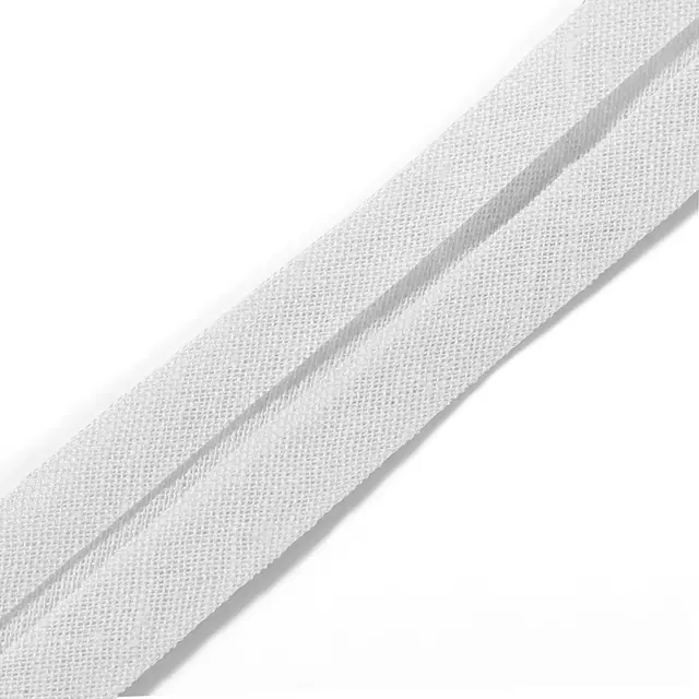 Bomullsband vit B20 mm 