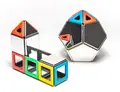 Polydron magnetiskt byggset 98 delar