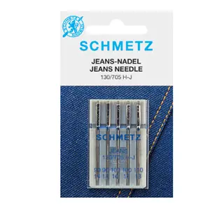 Schmetz maskinn&#229;l f&#246;r jeans 5 st