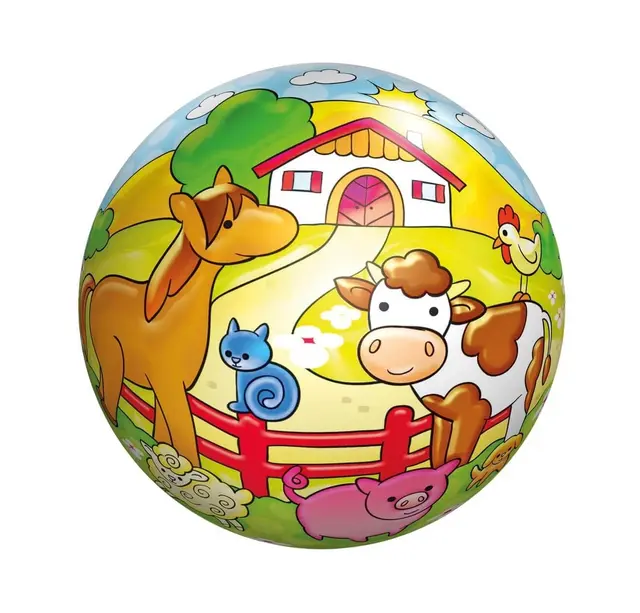 Plastboll bondgård Ø18 cm 