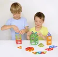 Polydron magnetbyggset Transparent, 64 delar