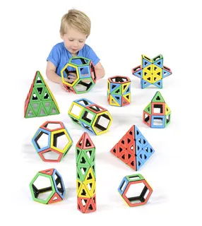 Polydron magnetbygg superset 224 delar