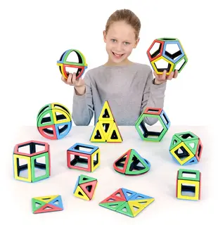 Polydron matematik 118 delar