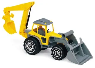Traktor med gr&#228;vskopa L70 cm
