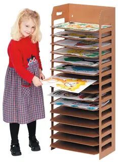 Torkst&#228;ll 14 hyllor