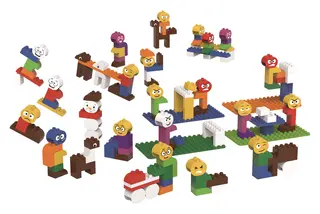Biobuddi figurset 240 klossar + 4 plattor