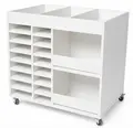 Folke materialvagn vit B93 x D64 x H88 cm