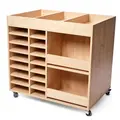 Folke materialvagn natur B93 x D64 x H88 cm