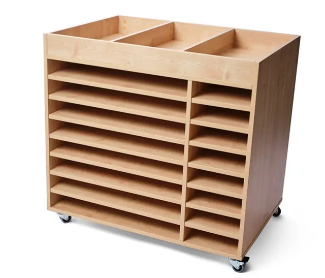 Folke materialvagn natur B93 x D64 x H88 cm 