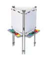 Staffli 3-sidigt B57 x D58 x H129 cm