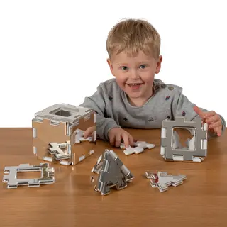 Mitt f&#246;rsta Polydron med speglar 16 delar