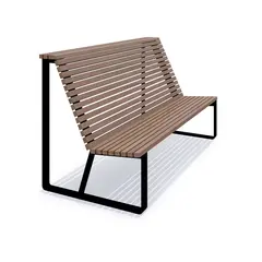 Brenna bänk med hög rygg L200 x B86,5 x H106 cm