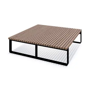 Brenna lång dubbelpall L150 x B139 x H36 cm